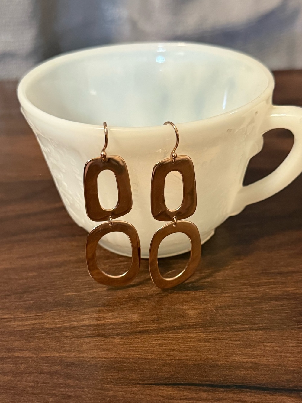 Ippolita Rose Wavy Geometric Drop Earrings